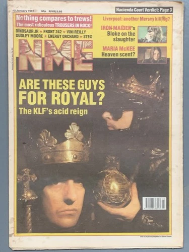 THE KLF 1991 UK Music Magazine NME White Room Dinosaur Jr