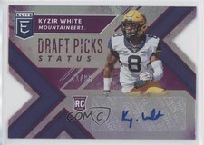 2018 Panini Elite Draft Picks Status Purple Die-Cut 41/99 Kyzir White Auto 0o9s