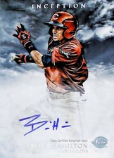 2013 BOWMAN INCEPTION #PA-BH BILLY HAMILTON ROOKIE PROSPECT AUTO Reds