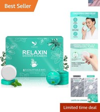 Shower Steamers Aromatherapy 6 Pack - Breathe Easy Relaxation with Eucalyptus