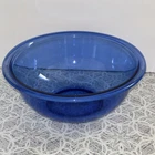 Cobalt Blue Pyrex Mixing Bowl Nesting 1.5L Model 323 8 1/2" Rim