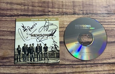 Newsong Give Yourself Away CD Signed by Band Bonus Disc Christian Gospel Tested