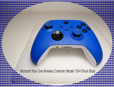 Microsoft Xbox One Wireless Controller (Modell 1914 Shock Blue)