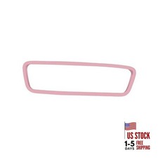 Car Rear View Mirror Protector Frame, Silicone Auto Rearview Edge Pink