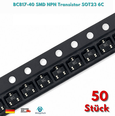 50 Stück BC817-40 BC817 SOT-23 SMD NPN Transistor 6C
