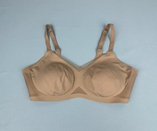 Honeylove Crossover Bra Size L 38 B/C Sand Nude Wireless Support