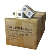 100 Count Guardhouse 1.5x1.5 Coin Flips for Cents  Dimes