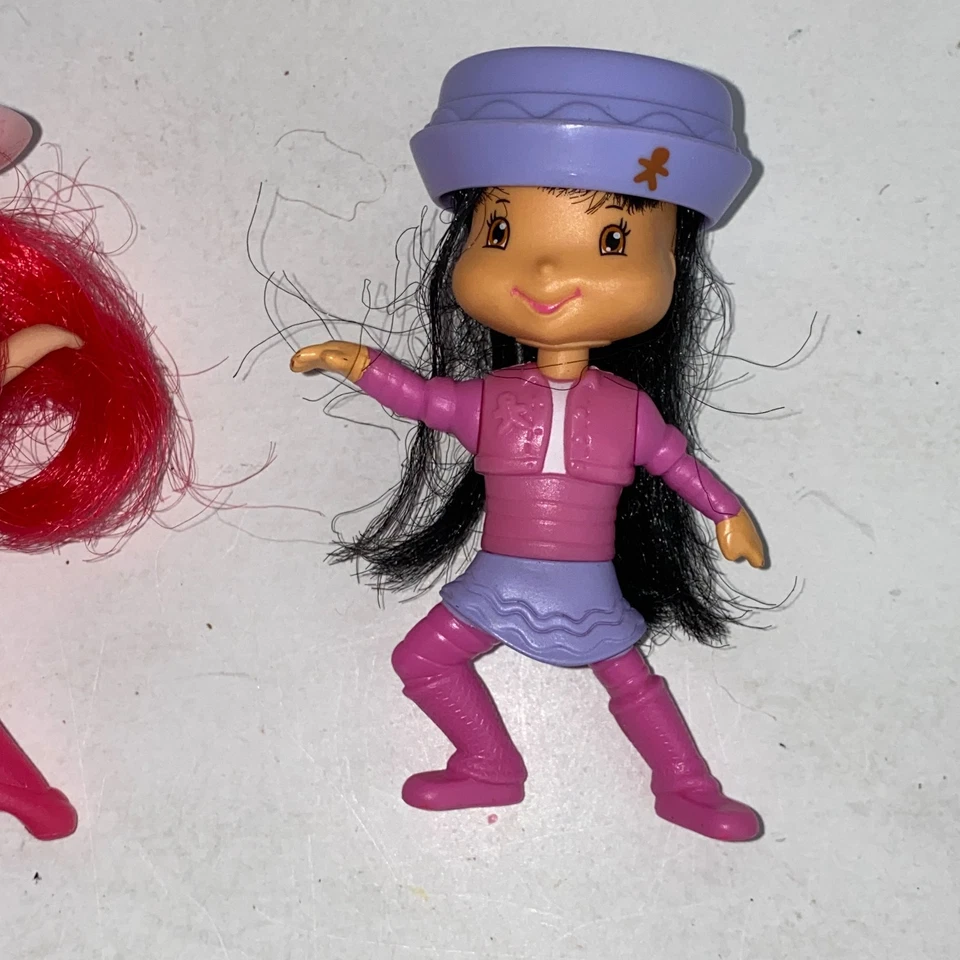Strawberry Shortcake And Ginger Snap Girls Character Toy Figures Collectibles - Image 4 of 4