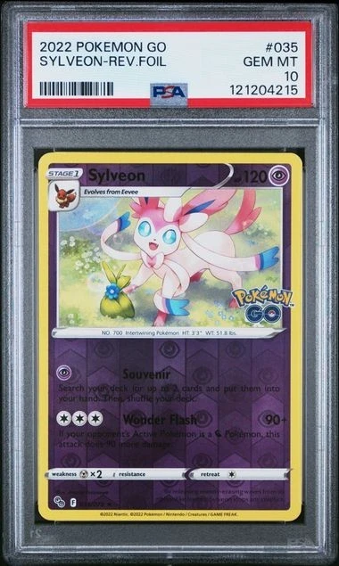 Sylveon Pokémon TCG Professional Sports Authenticator (PSA