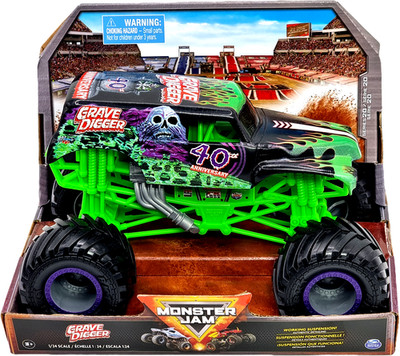 Spin Master Großes Auto  1:24 Monster Jam Serie 20 Truck Grave Digger