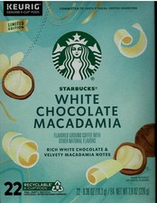 Starbucks White Chocolate Macadamia, Ltd. Ed.,22-cups, BB1/2027