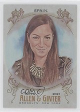 2021 Topps Allen & Ginter's Hot Box Silver Portrait Sarah Spain #206 1s3
