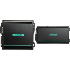 Kicker Marine Amp 1400 Watt Bundle - 48KMA6006 6ch  48KMA8001 Mono