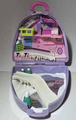 Polly Pocket 1996 Snow Mountain Schnee Berg Ski Bluebird (ohne Skifahrer)