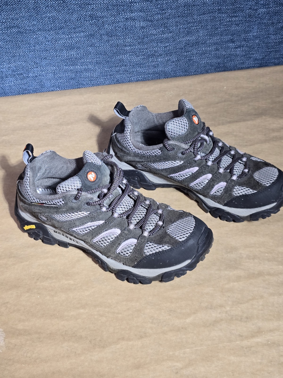 Merrell Performance Footwear scarpe da donna 10 grigie suola Vibram escursionismo passeggio