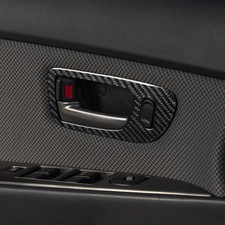 4pcs Real Carbon Fiber Interior Door Handle Panel Cover Trim For Mazda 3 2004-09 4pcs Real Carbon Fiber Interior Door Handle Panel Cover Trim For Mazda 3 2004-09