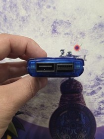 🔥Official OEM Sega Dreamcast Visual Memory Unit VMU Memory Card CLEAR BLUE