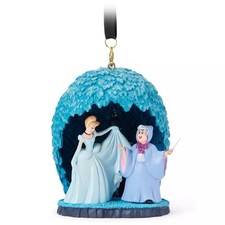 Disney 2025 Cinderella & Fairy Godmother Sketchbook Ornament, New