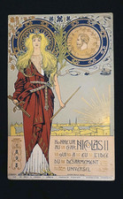 CARTE POSTALE ITALIE 1898 HONNEUR TSAR NICOLAS II  DE RUSSIE - ART NOUVEAU