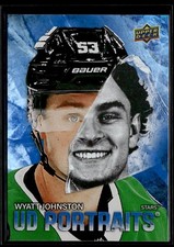 2025-26 Upper Deck Series 1 Hockey UD Portraits #P-11 Wyatt Johnston