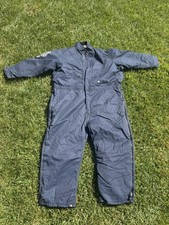 Berne Deluxe Insulated Coverall Quilt Lined Zip to Hip 5XL Navy Blue