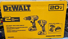 DEWALT 20V MAX Cordless Drill  Impact Driver Kit with 2 Batt.  Char. DCK240C2