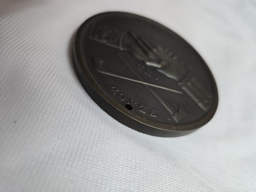 RARO! medalla restrike de la Paz y Amistad de 1801 Thomas Jefferson en 1861 - Imagen 4 de 7