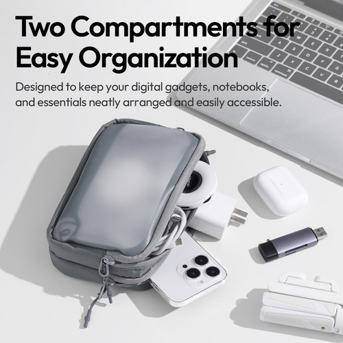 Ulanzi BP15 SeeClear Tech Pouch Transparent Storage Bag 3-in-1 set Organizer - Picture 10 of 24