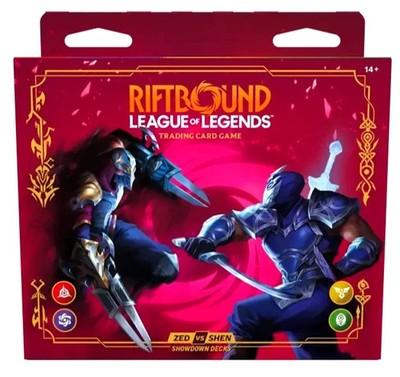 Riftbound League of Legends Vendetta Showdown Deck Zed vs Shen Sealed