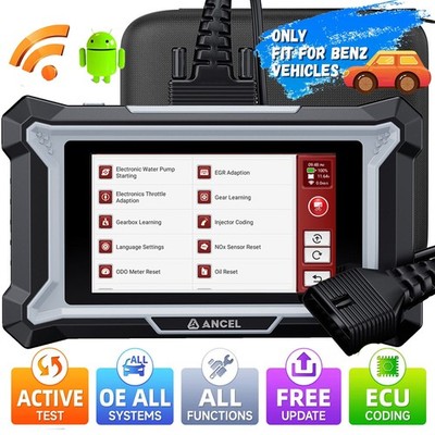 ANCEL DS160 For Benz Car Bidirectional OBD2 Scanner Full System DPF Injector SAS