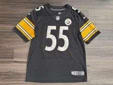 Nike Devin Bush #55 Pittsburgh Steelers NFL Limited Stitched Home Jersey Men L