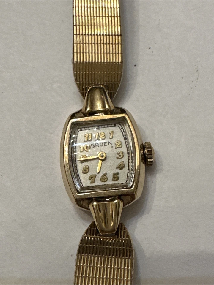 Vintage 1940 Gruen Ladies Precision 14KGWatch  - Image 2 of 4