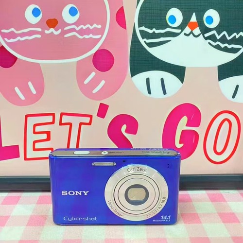 Sony DSC-W330 14.1MP CCD Vintage Digital Camera -100% Working-Blue - Picture 7 of 12