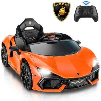 Kids Electric Ride On 12V Licensed Lamborghini Battery Powered Sports Car Toy #
