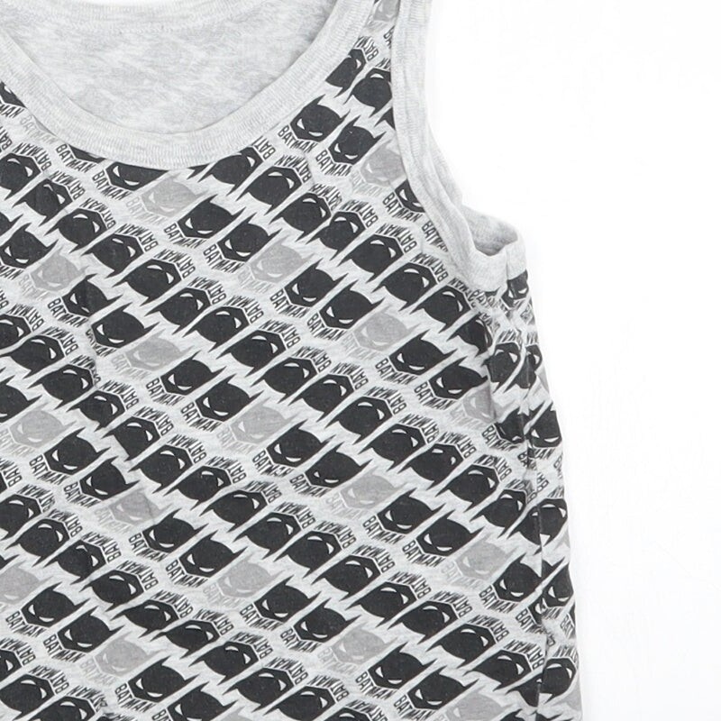 George Boys Cotton blend Tank Size 5-6 Years - batman image 10