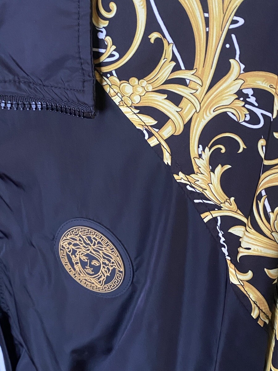 Versace Barocco print windbreaker jacket | eBay