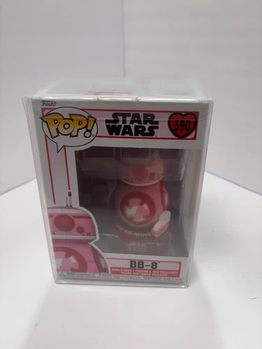 FUNKO POP W/ PROTECTOR BB-8 590 PINK STAR WARS