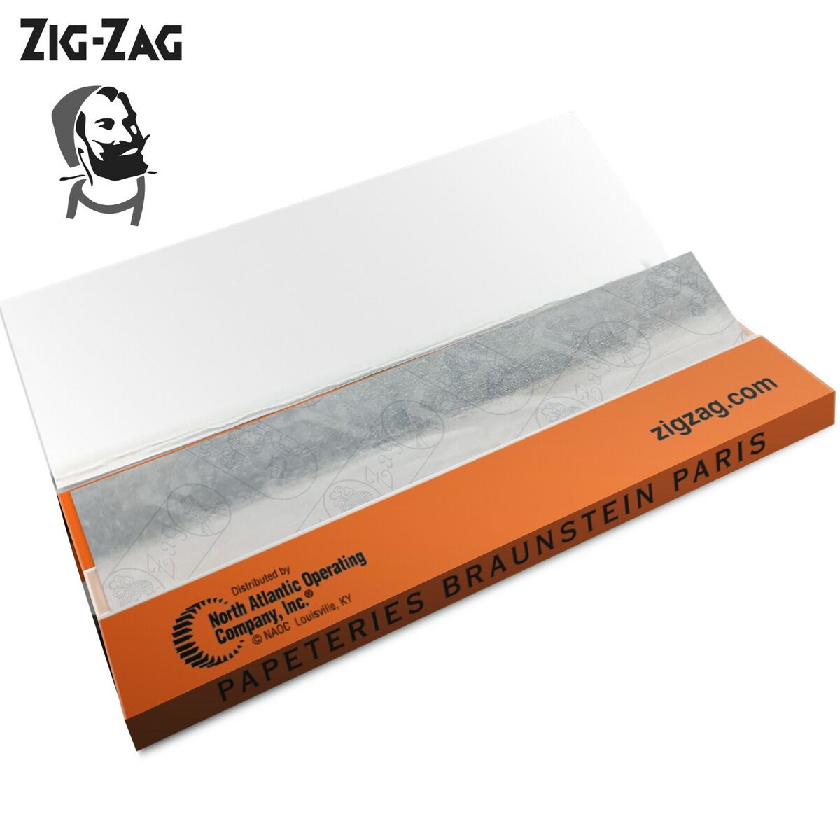 Zig Zag French Orange 1.25 1 1/4 Rolling Papers 24 Booklet (32