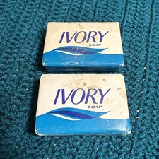 Vintage Ivory Soap Bars 2.5 Oz Unopened 1970s Or 80s 2 Bars In This Set