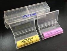 Plastic Case For 3.7v 18650 Battery Samsung 30Q 35E 25R IMREN MXJO AA AAA 4pcs