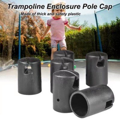 12pcs Outdoor Trampolines Poles Covers Weather Resistant Rod Caps Replacement