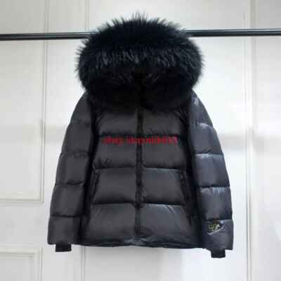 2025 Damen Winterjacke Mode Daunenjacke 100%Echt pelzkragen Leicht Warm  Mantel