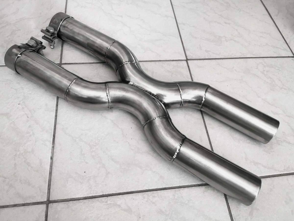 Maserati X-Pipe for Quattroporte DuoSelect Resonator By-pass Xpipe