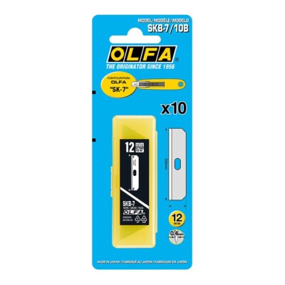 OLFA SKB-7/10B  Ersatzklingen 10er pack für OLFA SK-7 12mm Sicherheitsmesser