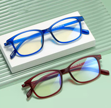 TR90 Square Fashion Nearsighted Myopia Glasses For Men Women Full Frame Glasses 