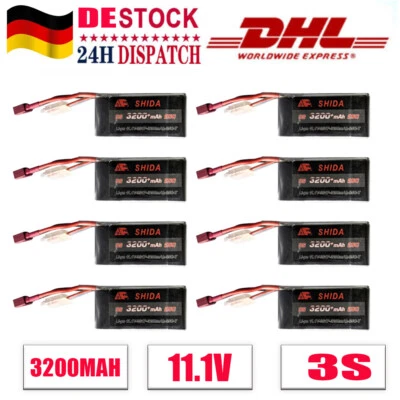 MARKENLOS 11,1V 3200mAh 25C Deans T Stecker für MJX 14301 14302 14303 14209 14210