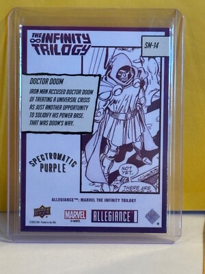 2023 Allegiance Infinity Trilogy Doctor Doom Spectromatic Purple
