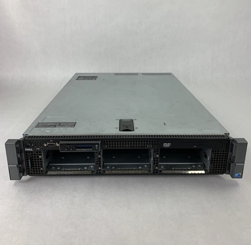Dell PowerEdge R710 Server x2 Intel Xeon E-5640 2.67 GHz 32 GB RAM No HDD No OS - Image 3 of 4