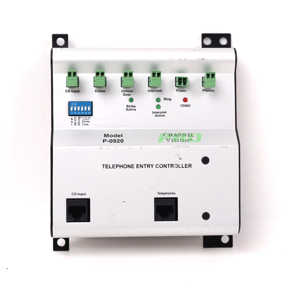 Controlador de entrada de teléfono Channel Vision P-0920, 1 puerta con fuente de alimentación o898 Foto 2 de 4