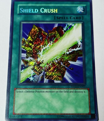 YuGiOh - Shield Crush - PP01-EN007 - Secret Rare Holo Bleed | eBay
